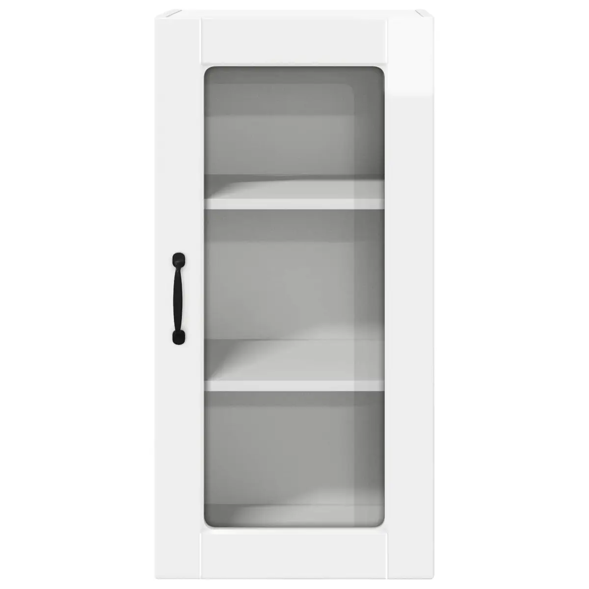 High Gloss White Wall Storage Cabinet