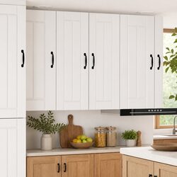 Modern White Engineered Wood Wall Cabinet for Kitchen