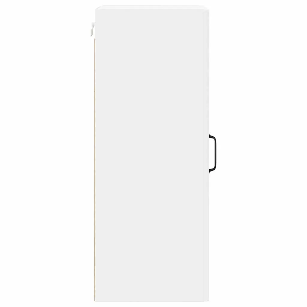 Wall Cabinet White Modern 30 x 31 x 80 cm Engineered Wood