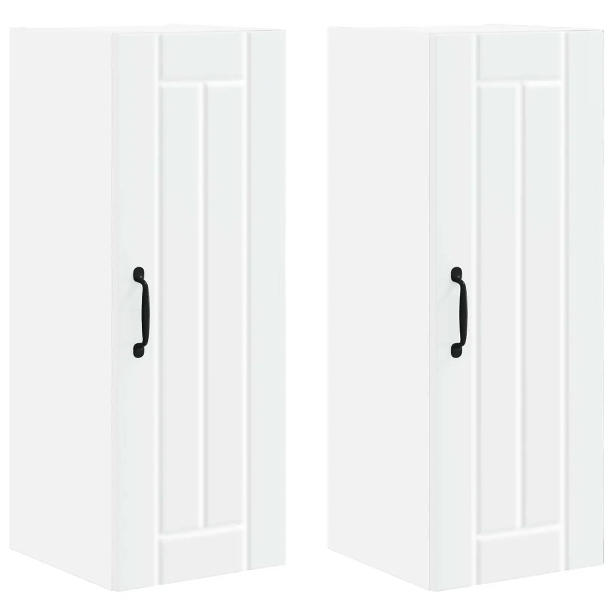 White Wall Cabinet for Kitchen Storage 30 x 31 x 80 cm