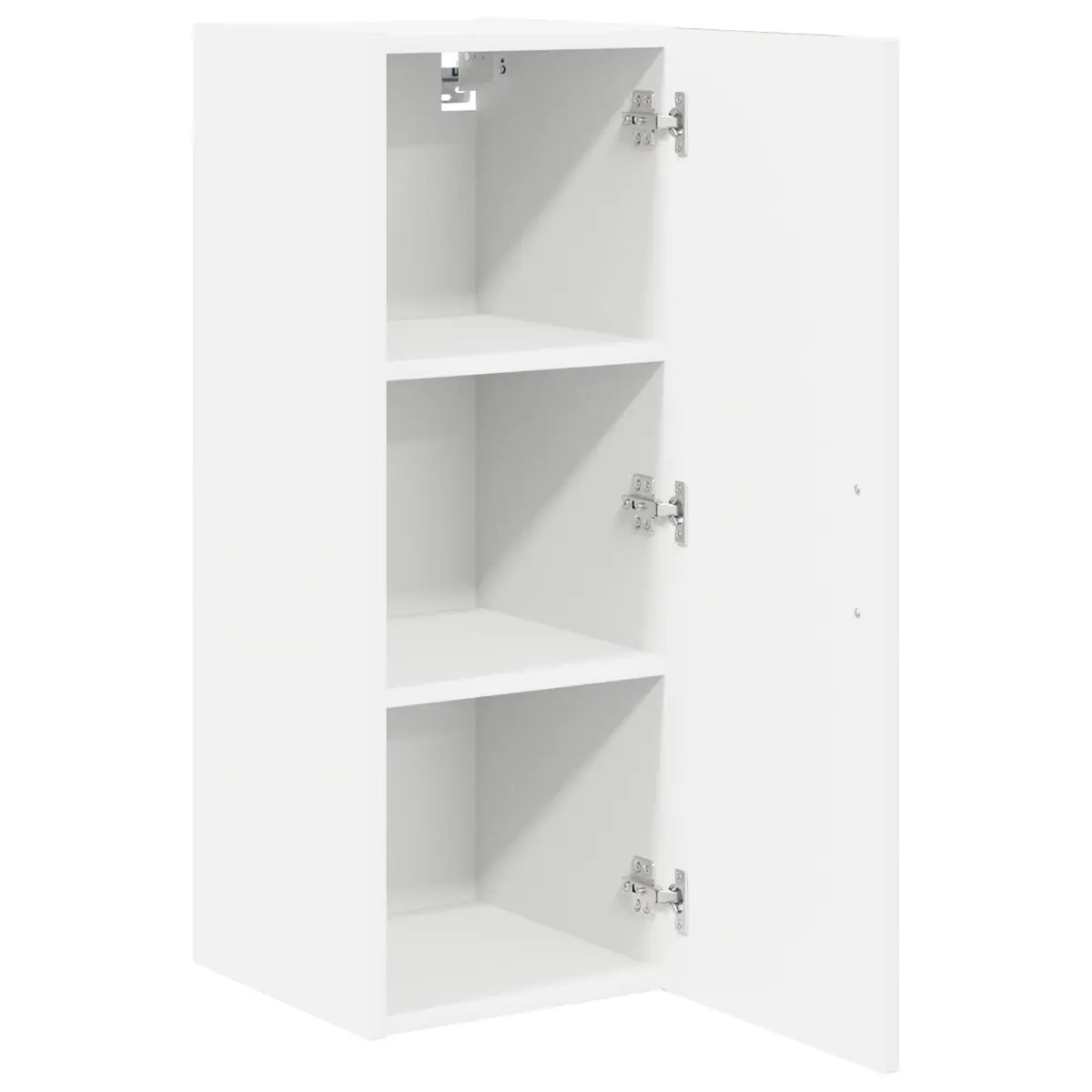 White Wall Cabinet for Kitchen Storage 30 x 31 x 80 cm