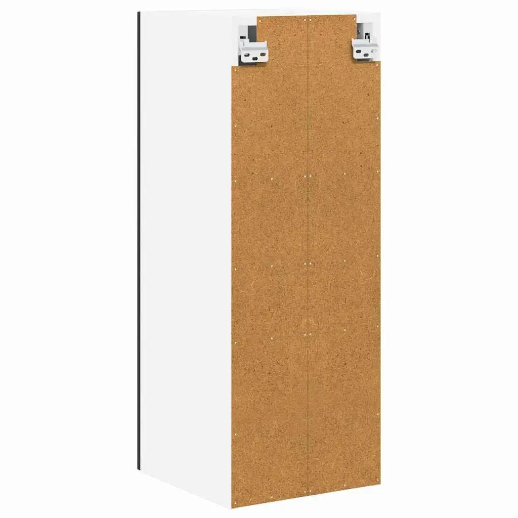 Black Wall Cabinet Set for Kitchen Storage 30 x 31 x 80 cm