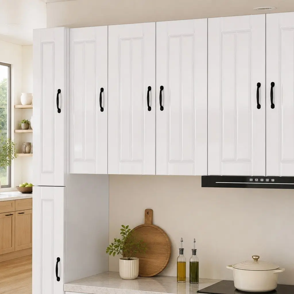 High Gloss White Wall Cabinet for Kitchen Storage