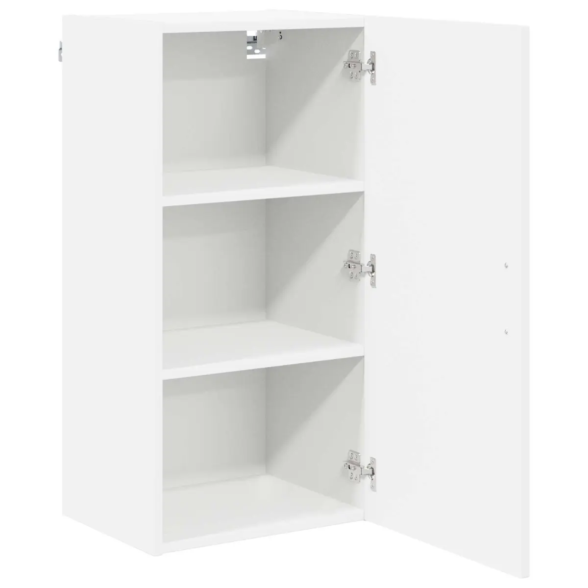 White Wall-Mounted Kitchen Storage Cabinet