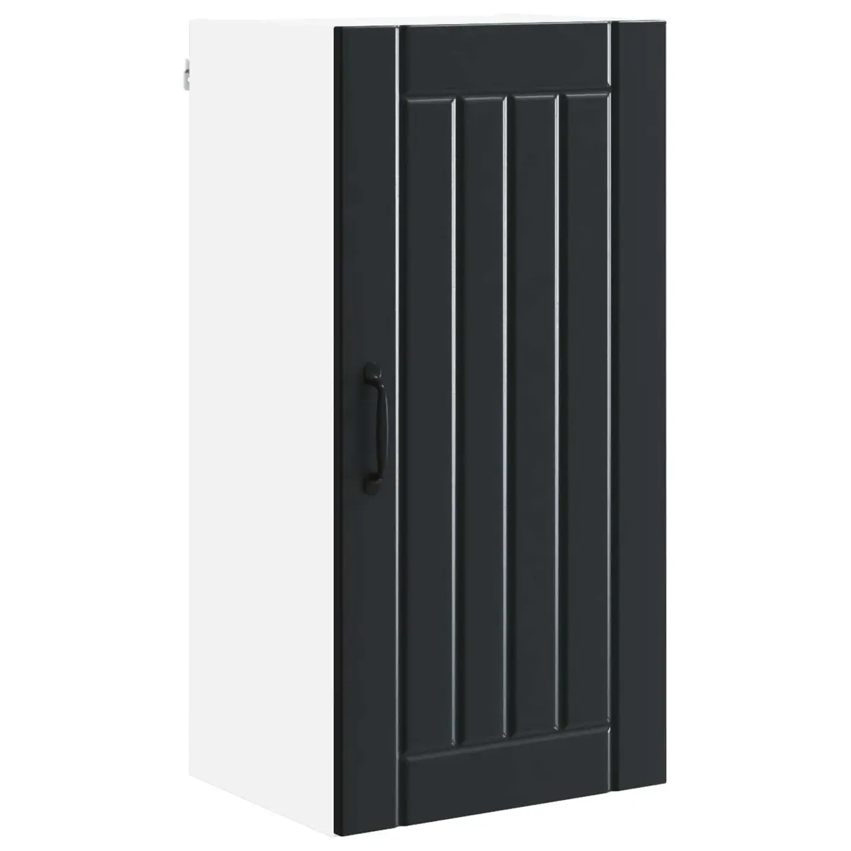 Black Wall Cabinet for Kitchen Storage