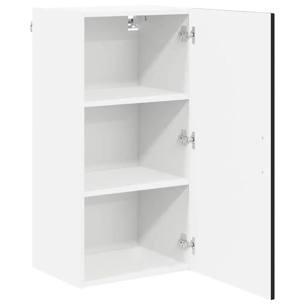 Black Wall Cabinet for Kitchen Storage