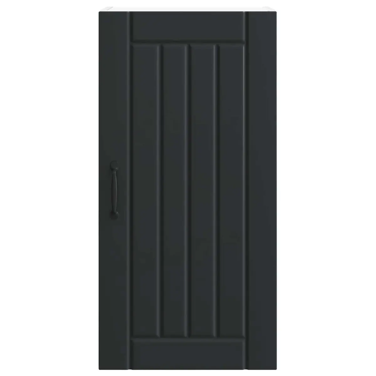 Black Wall Cabinet for Kitchen Storage