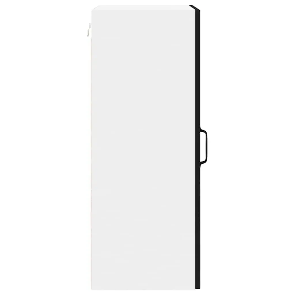 Black Wall Cabinet for Kitchen Storage