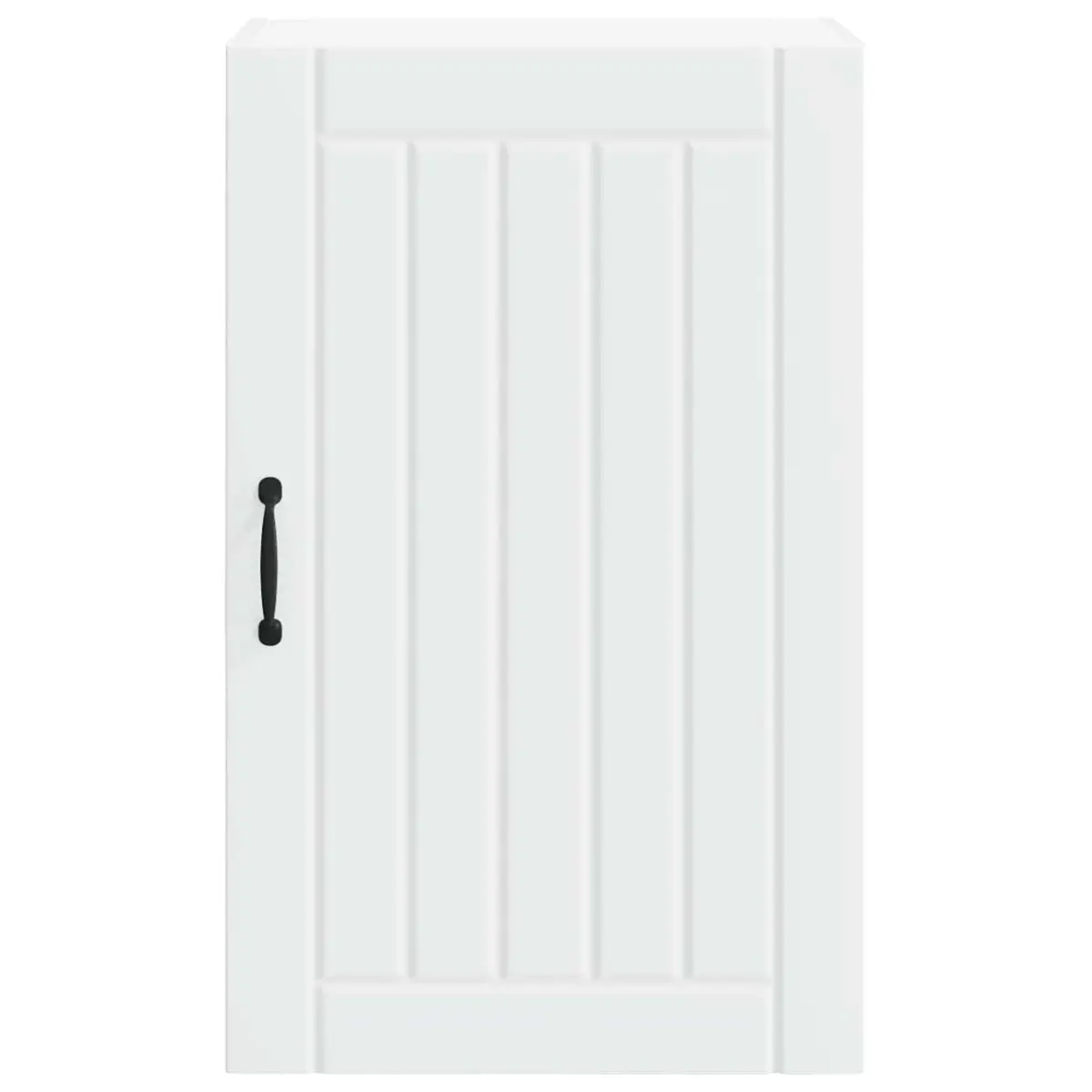 White Engineered Wood Wall Cabinet Kitchen Storage Unit 50 x 31 x 80 cm Modern