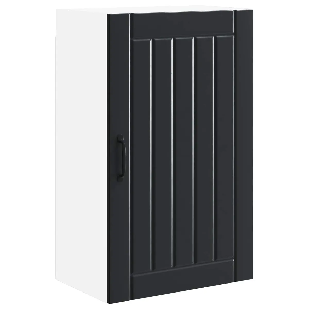 Black Wall Cabinet for Kitchen Storage
