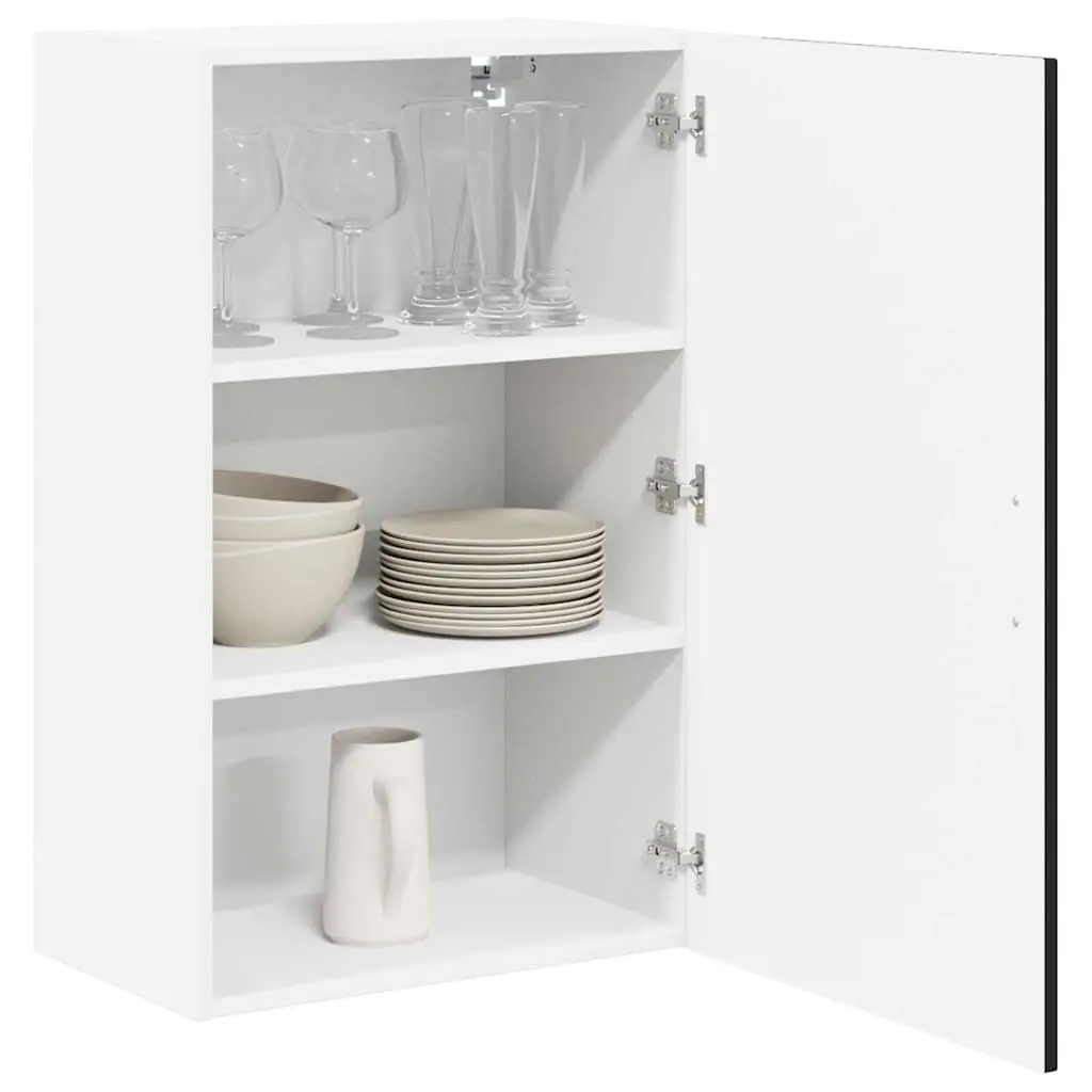 Black Wall Cabinet for Kitchen Storage