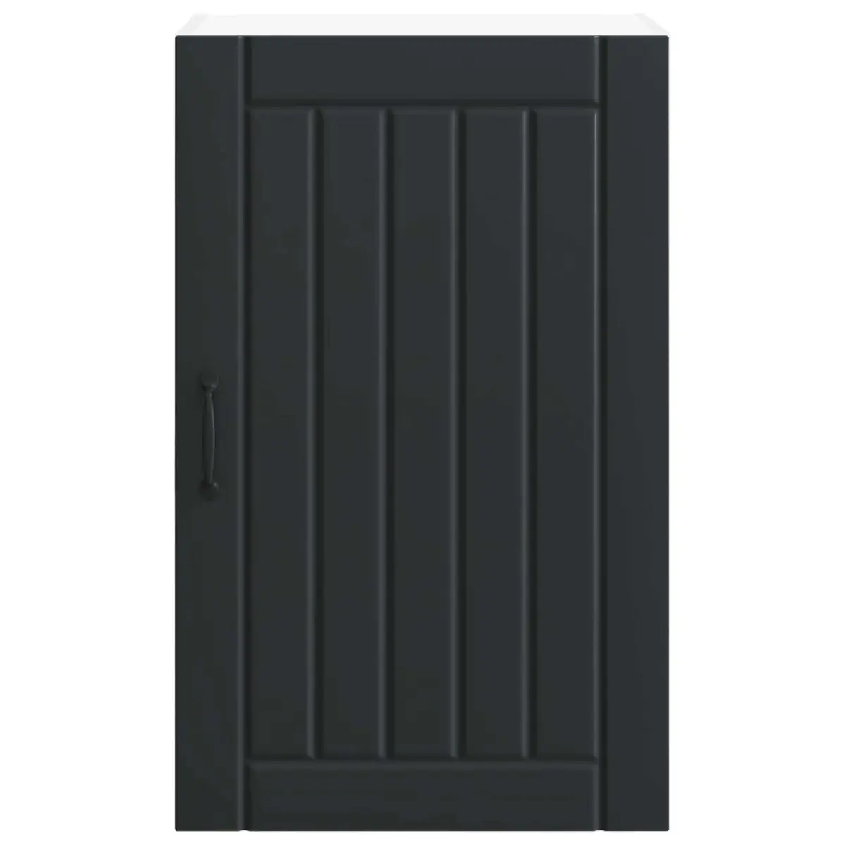 Black Wall Cabinet for Kitchen Storage