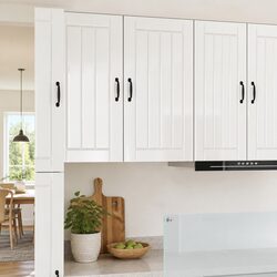 High Gloss White Wall-Mounted Kitchen Cabinet