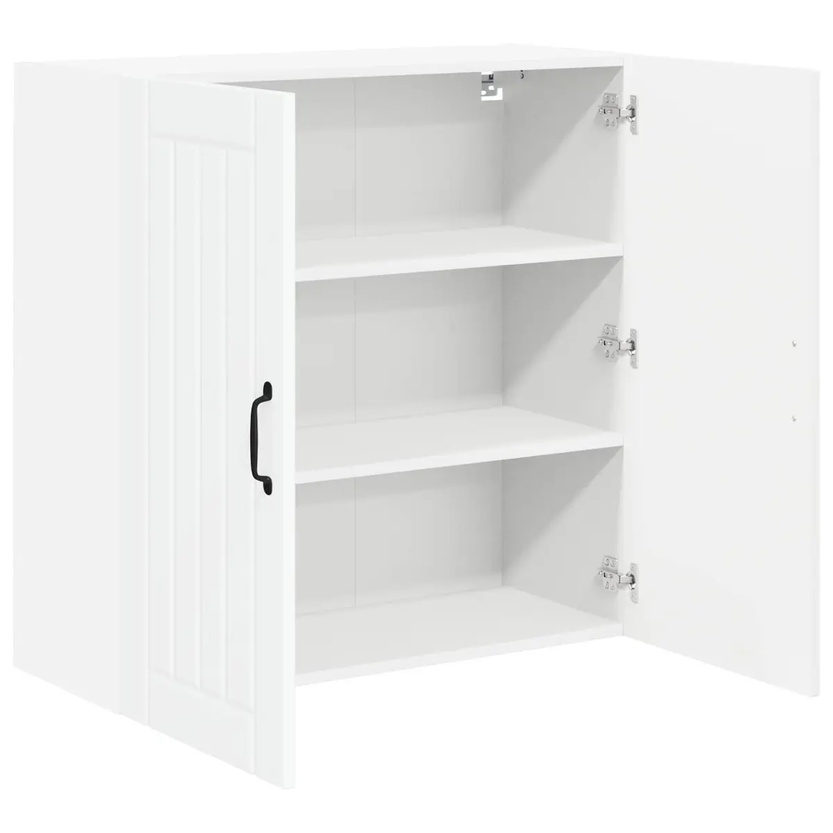 White Wall Cabinet for Kitchen Storage