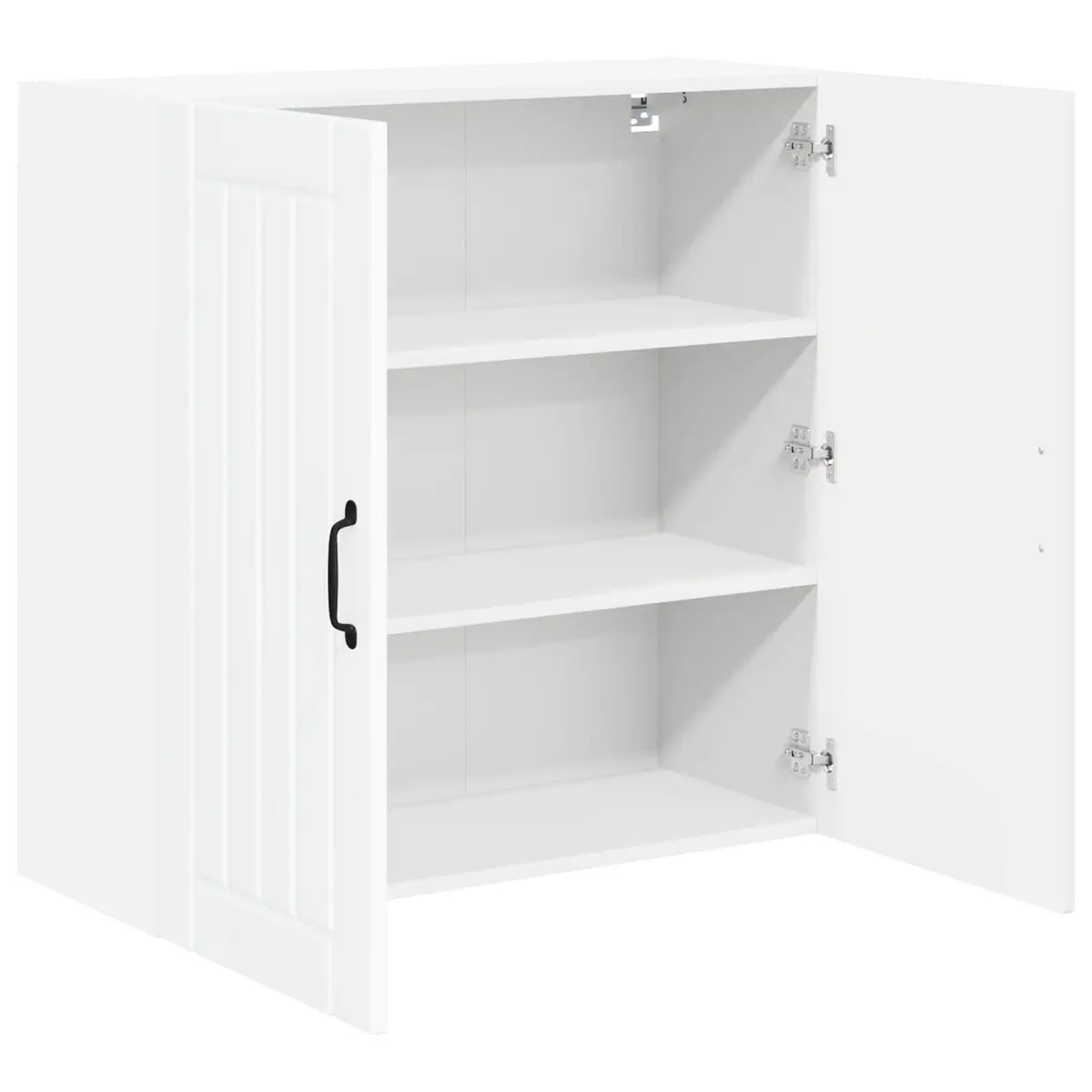 High Gloss White Wall Cabinet for Kitchens