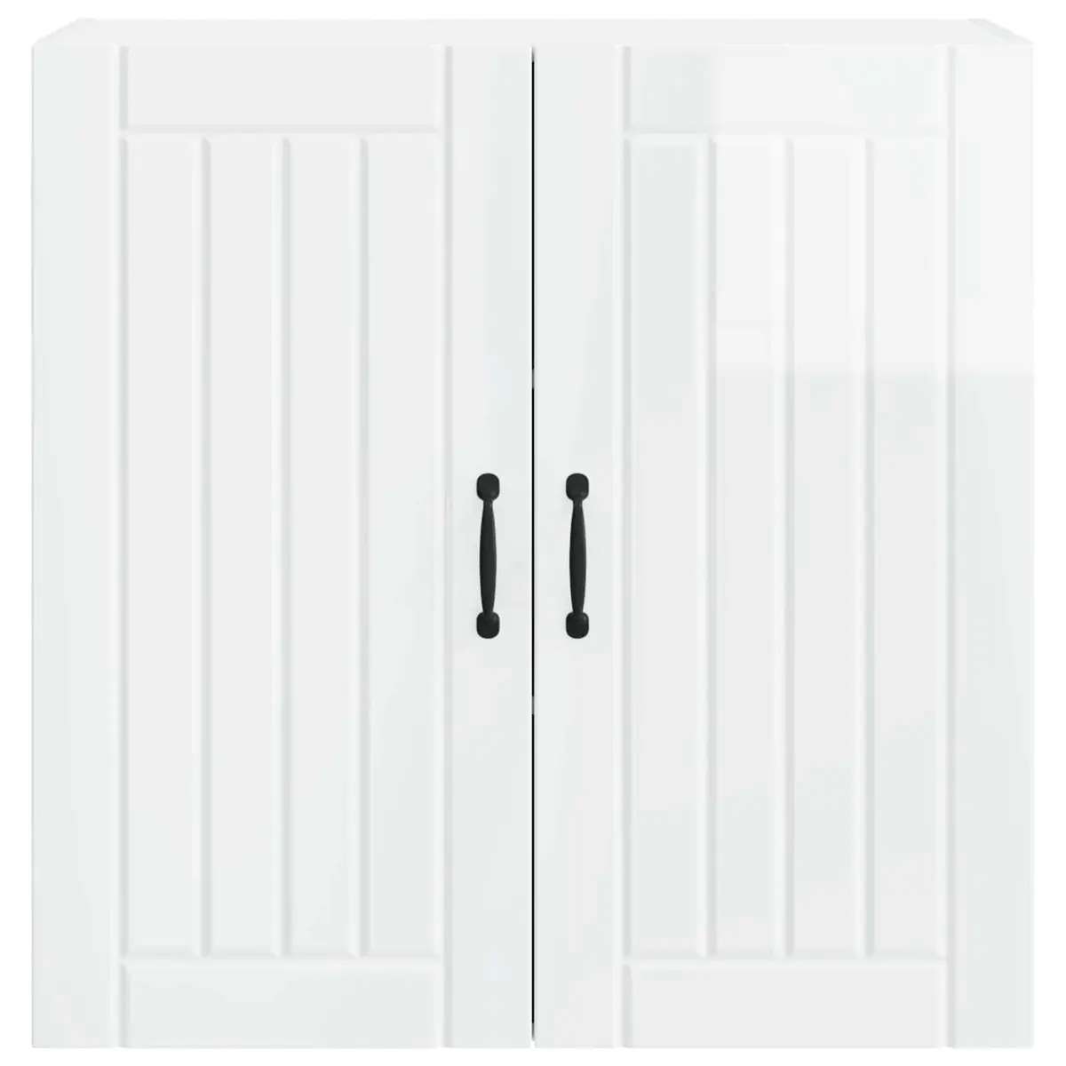 High Gloss White Wall Cabinet for Kitchens