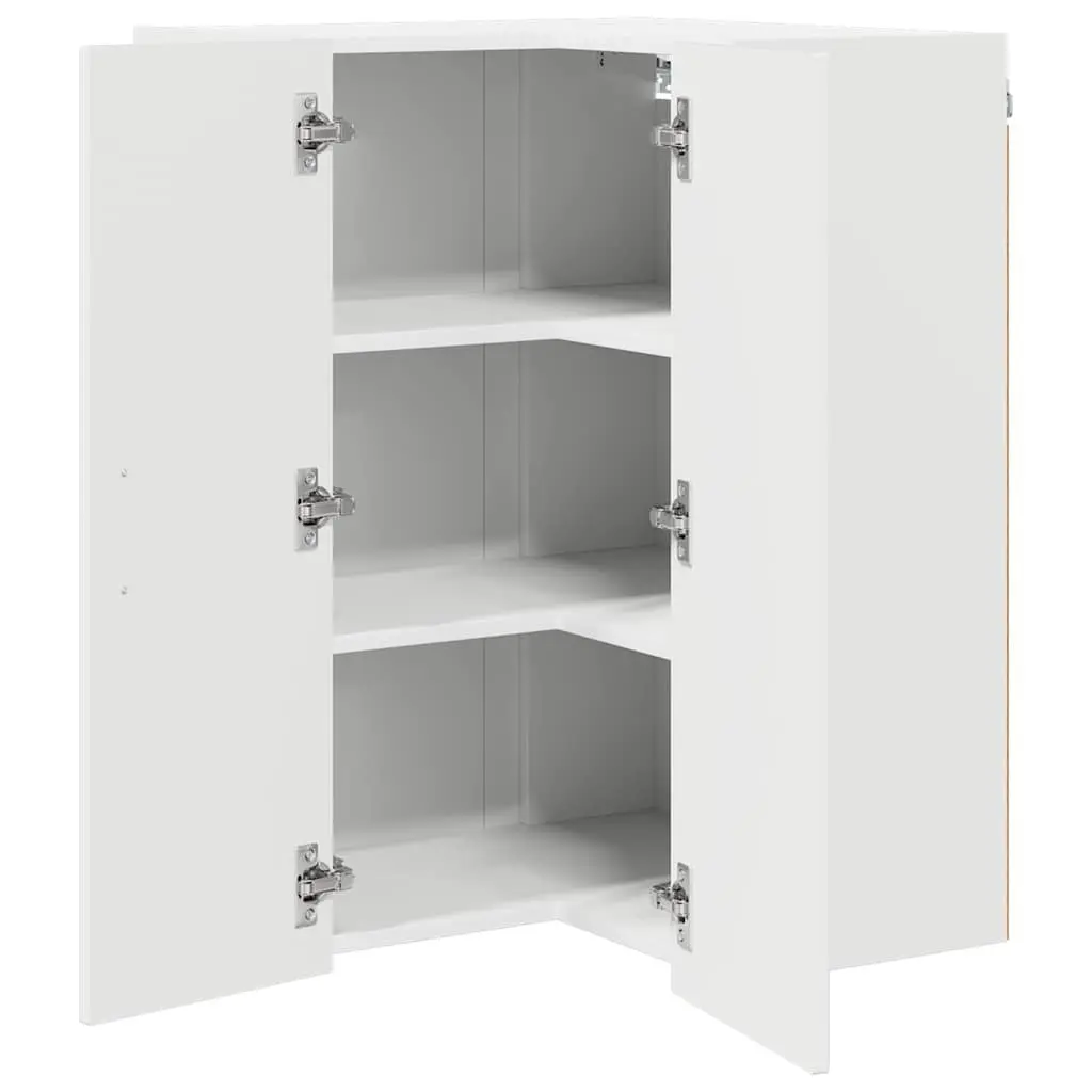 Wall Corner Cabinet High Gloss White Modern Kitchen Storage Unit Furniture