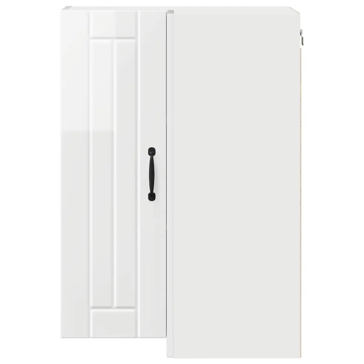 Wall Corner Cabinet High Gloss White Modern Kitchen Storage Unit Furniture