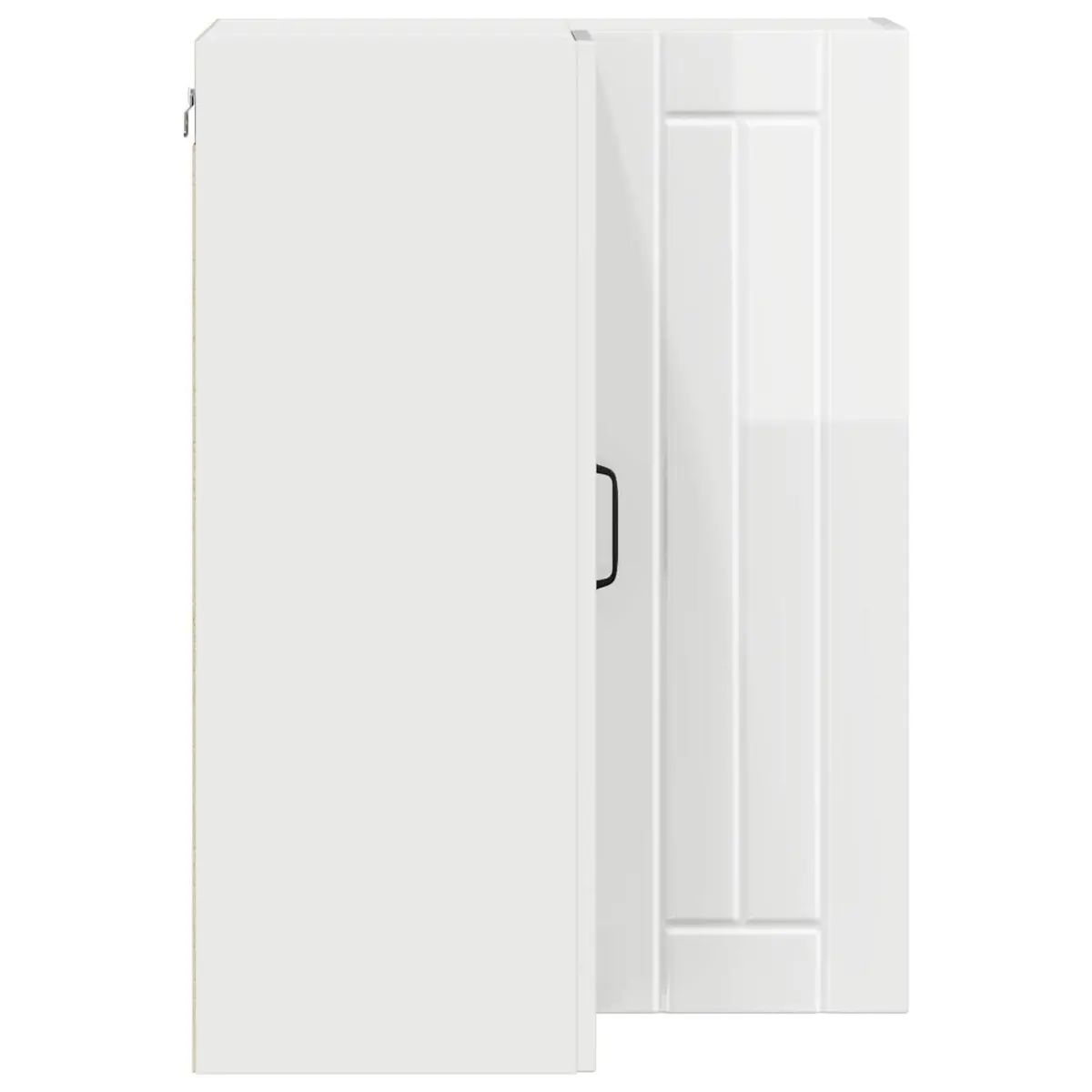 Wall Corner Cabinet High Gloss White Modern Kitchen Storage Unit Furniture