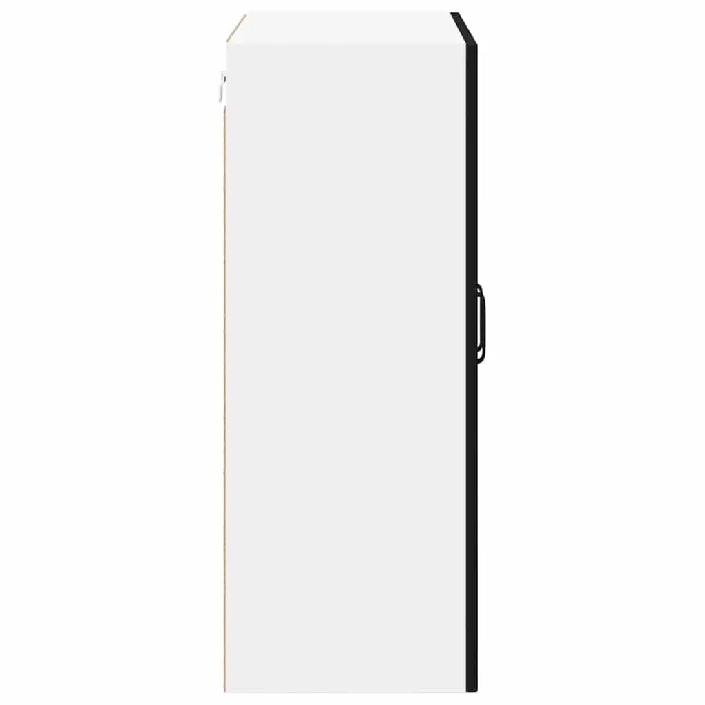 Black Wall Glass Cabinet for Kitchen Storage