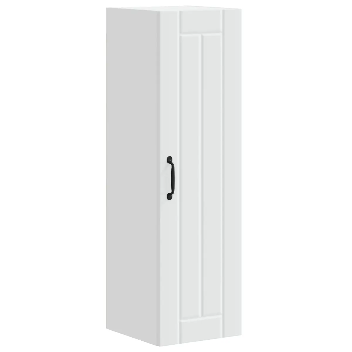 Wall Cabinet White Engineered Wood 30 x 31 x 100 cm Modern Kitchen Storage Unit