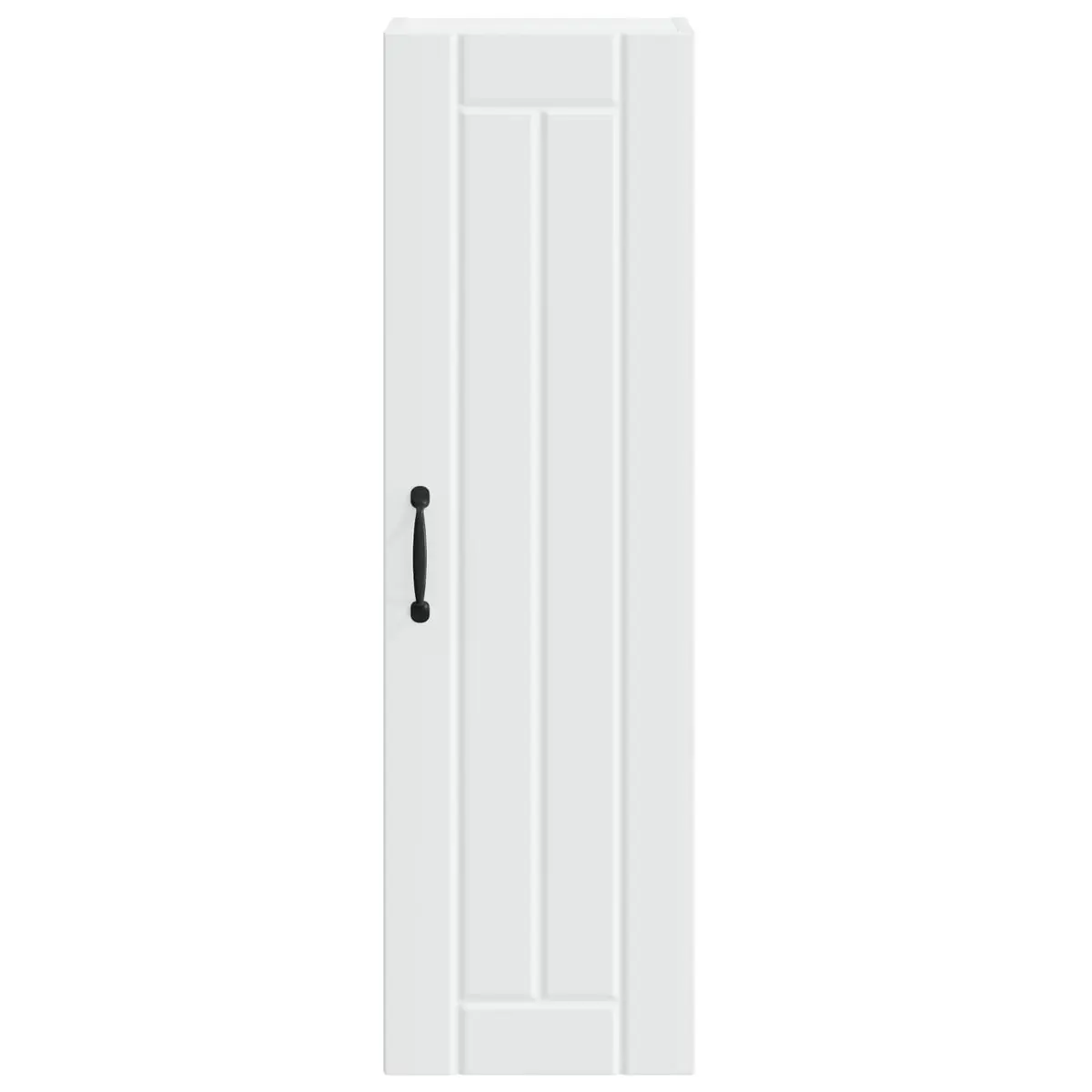 Wall Cabinet White Engineered Wood 30 x 31 x 100 cm Modern Kitchen Storage Unit