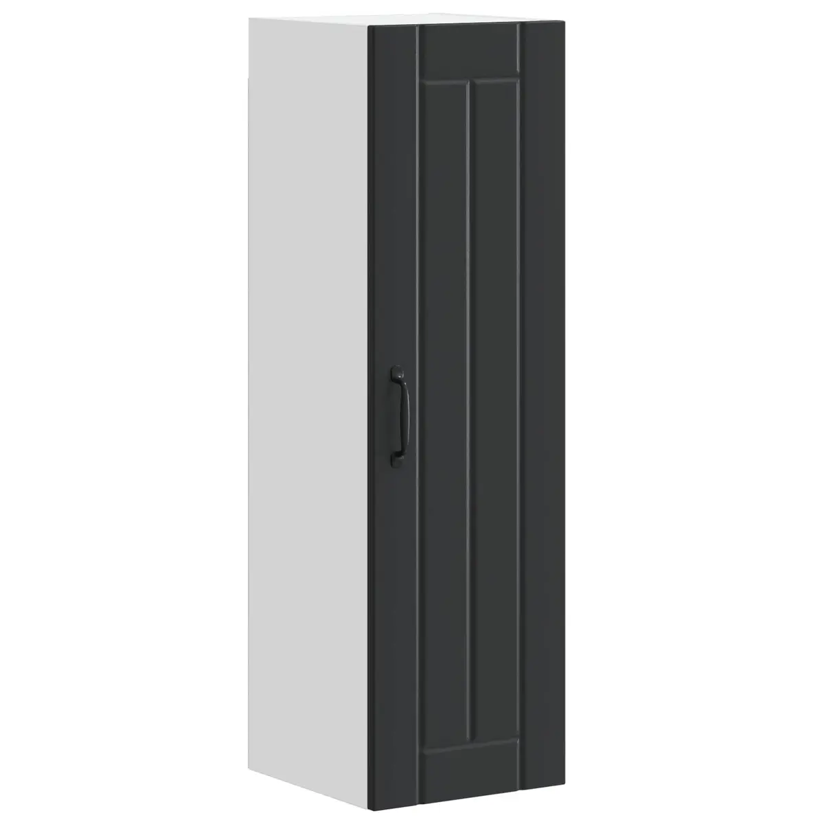 Black Wall Cabinet for Kitchen Storage