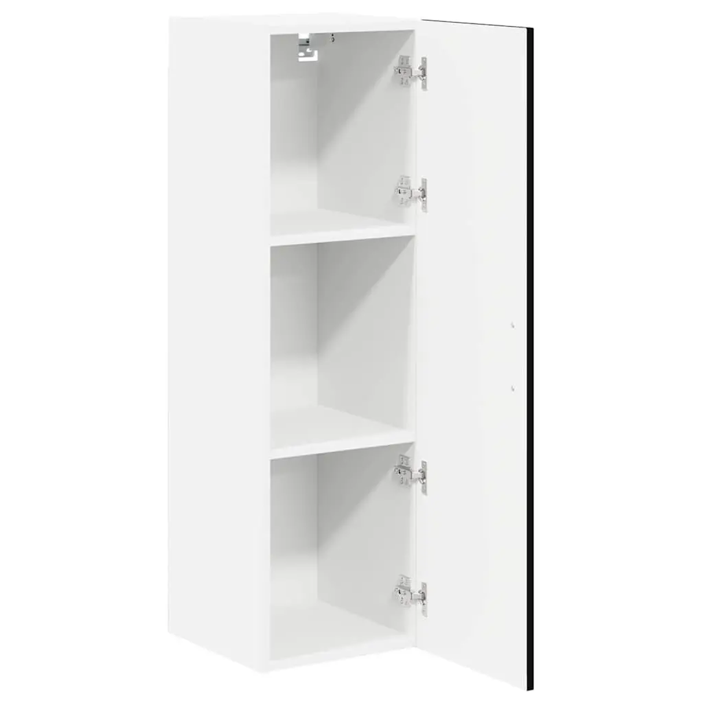Black Wall Cabinet for Kitchen Storage