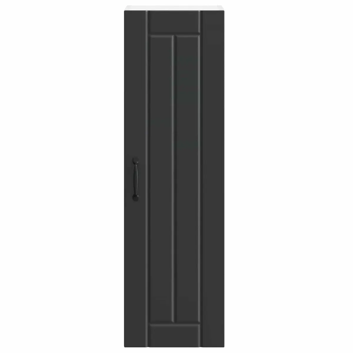 Black Wall Cabinet for Kitchen Storage