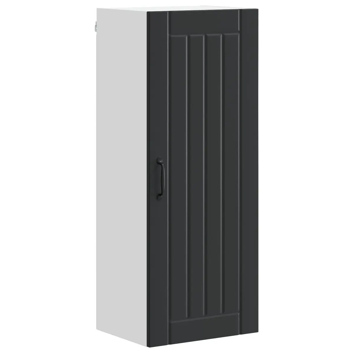 Black Wall Cabinet for Kitchen Storage and Dishwasher Panel