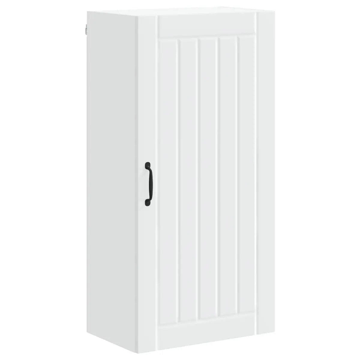 White Engineered Wood Wall Cabinet Dishwasher Panel