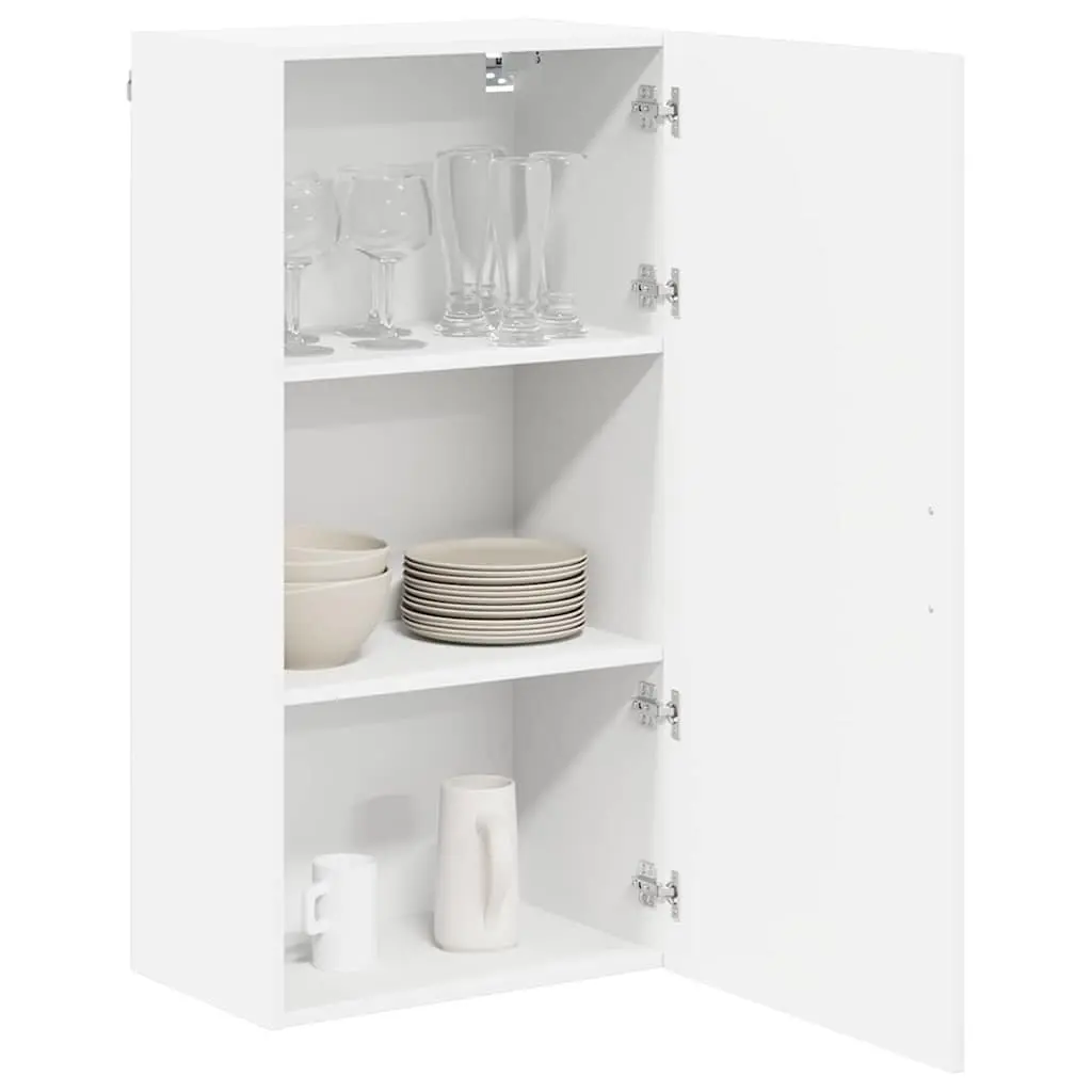 White Engineered Wood Wall Cabinet Dishwasher Panel