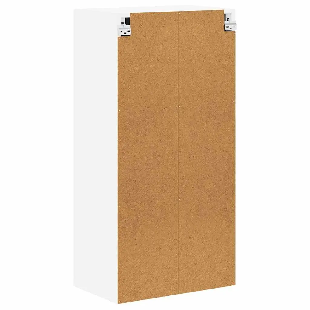 White Engineered Wood Wall Cabinet Dishwasher Panel