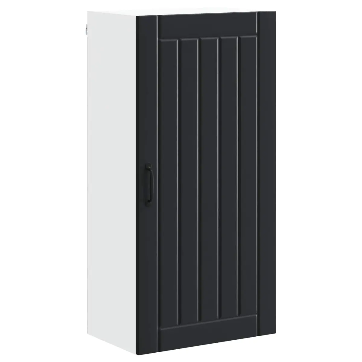 Black Engineered Wood Kitchen Wall Cabinet