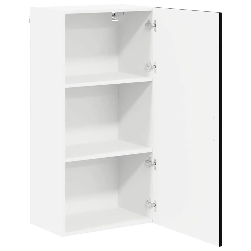 Black Engineered Wood Kitchen Wall Cabinet