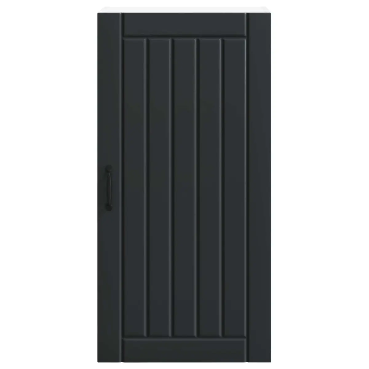 Black Engineered Wood Kitchen Wall Cabinet