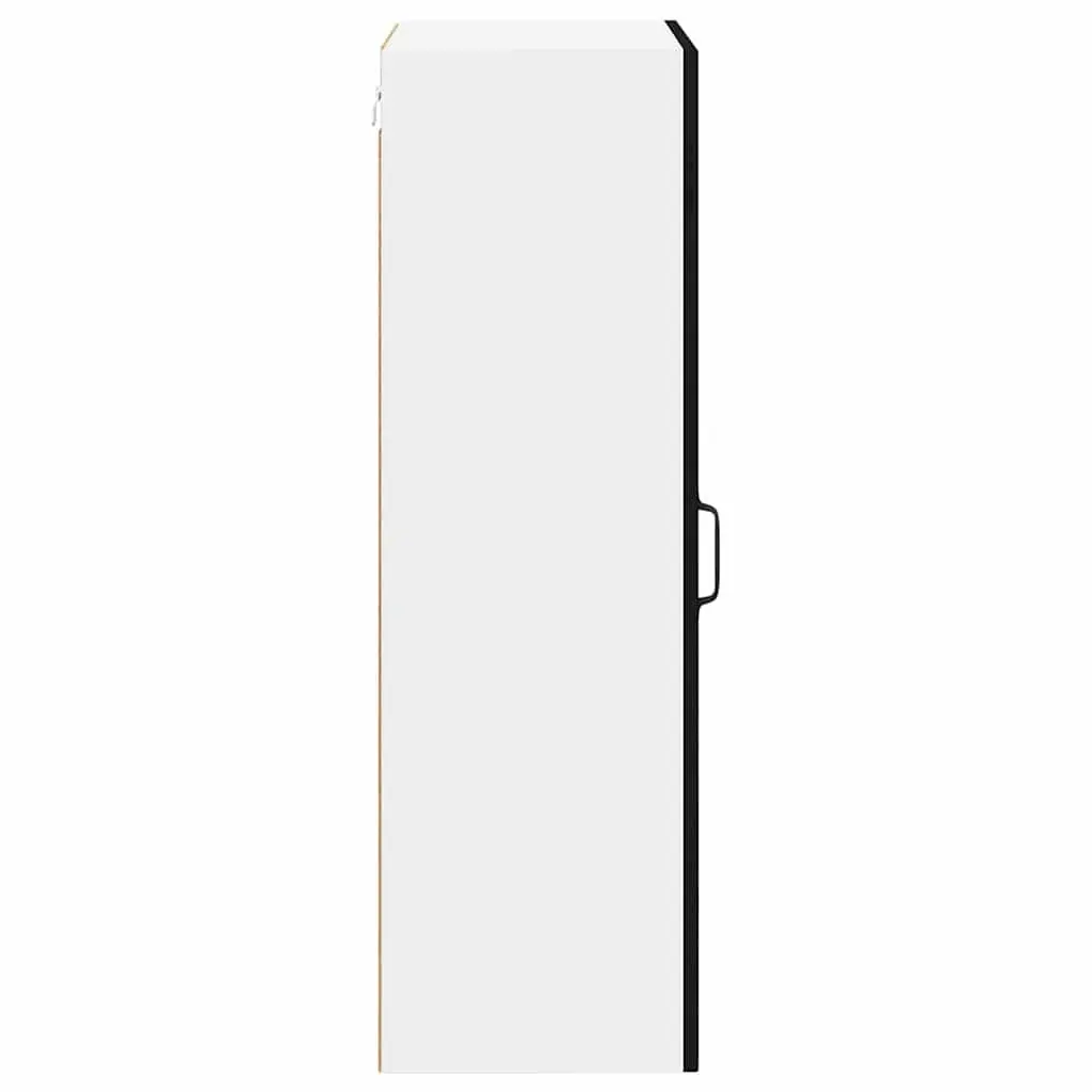 Black Engineered Wood Kitchen Wall Cabinet