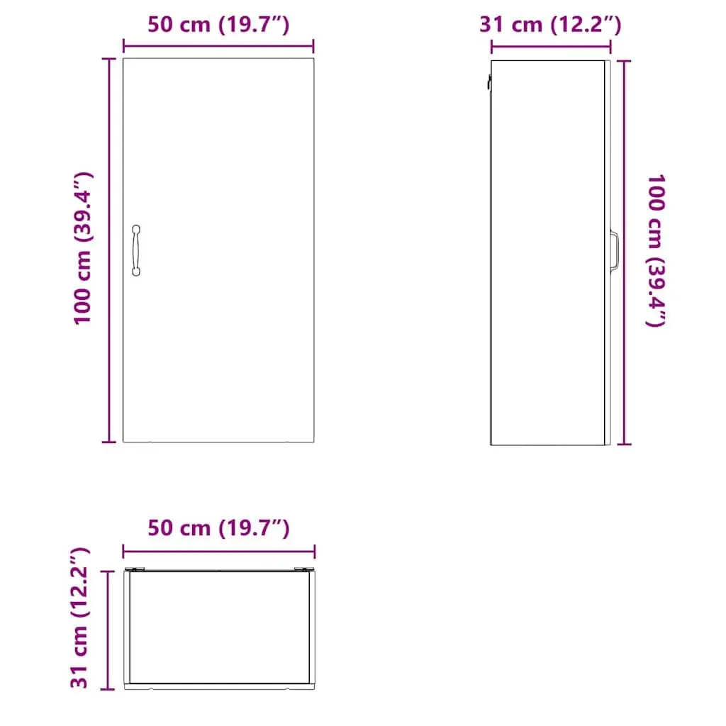 High Gloss White Wall Cabinet Dishwasher Panel