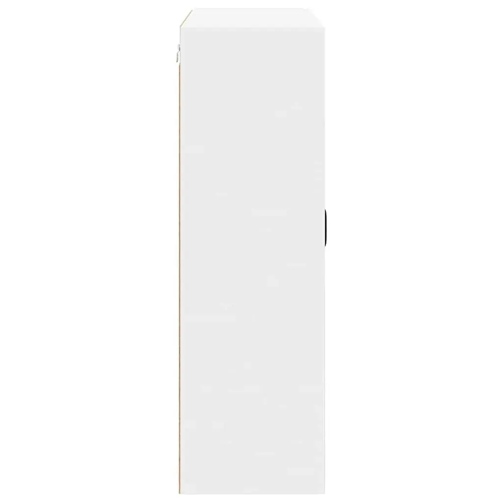 White Engineered Wood Dishwasher Panel Kitchen Cabinet 80 x 31 x 100 cm Modern