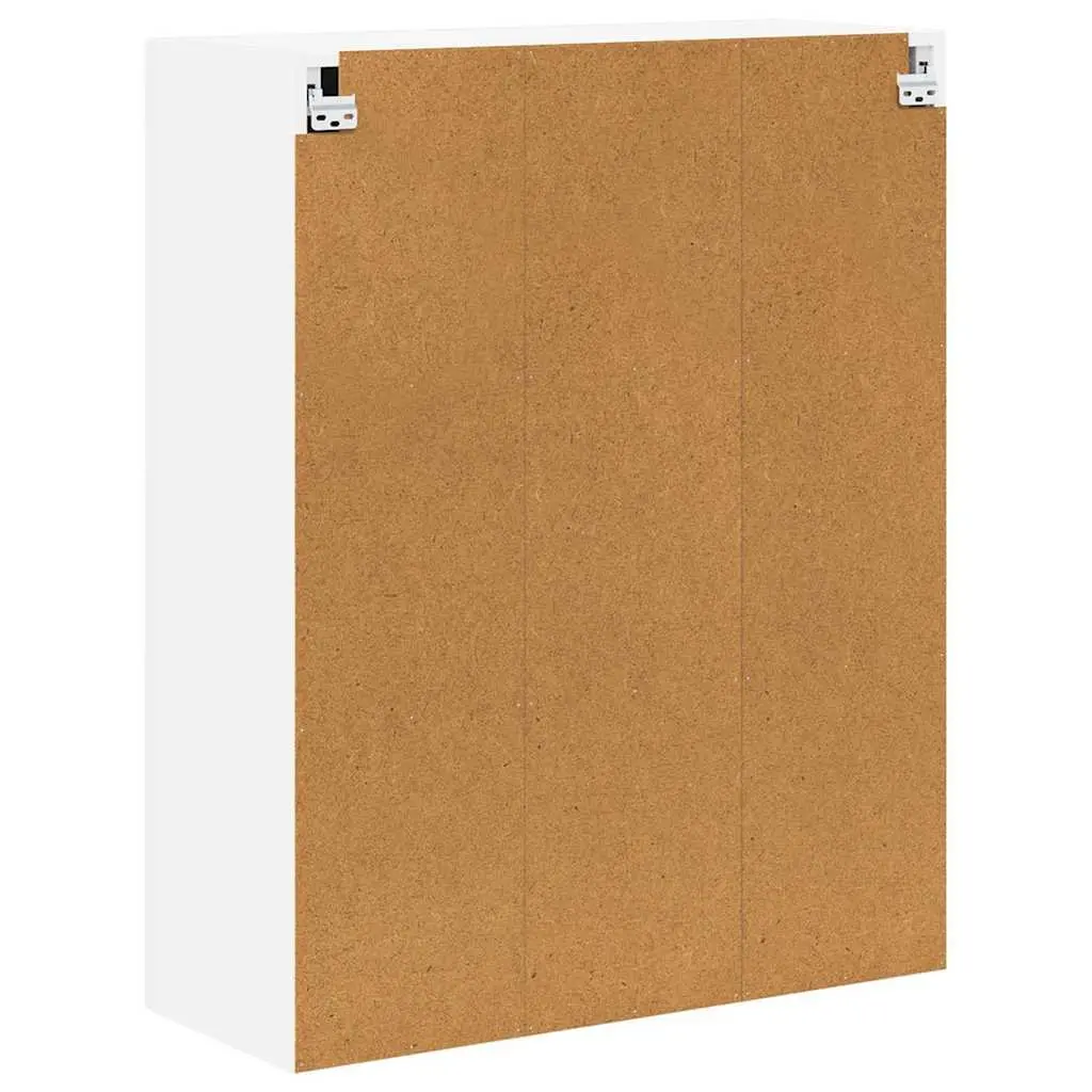 White Engineered Wood Dishwasher Panel Kitchen Cabinet 80 x 31 x 100 cm Modern