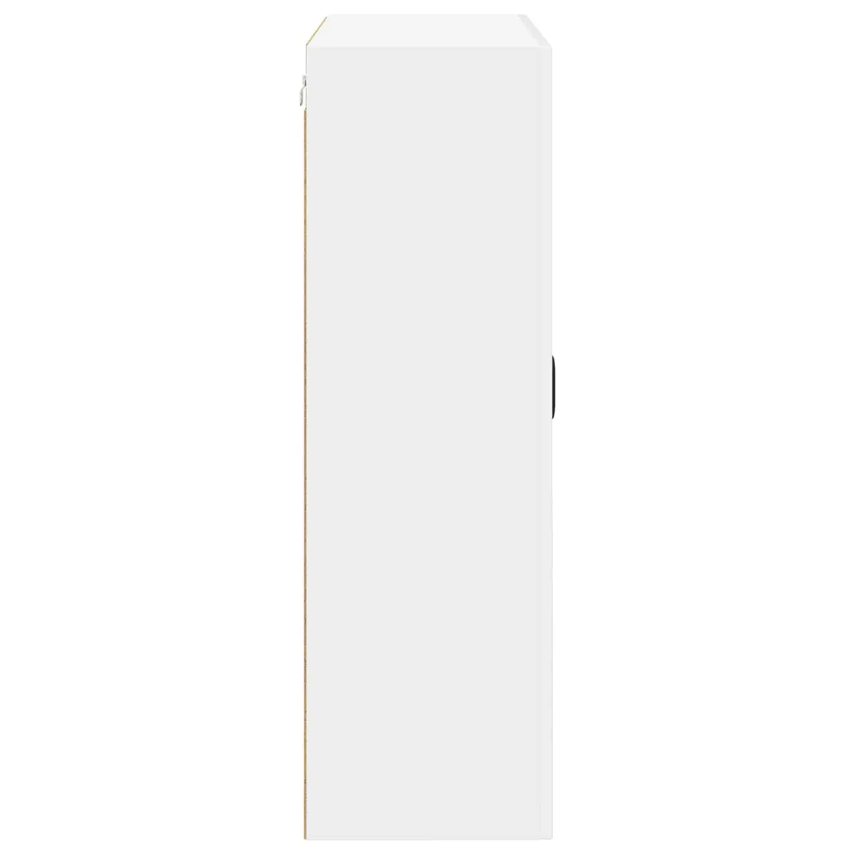 High Gloss White Wall Glass Cabinet for Kitchen Storage