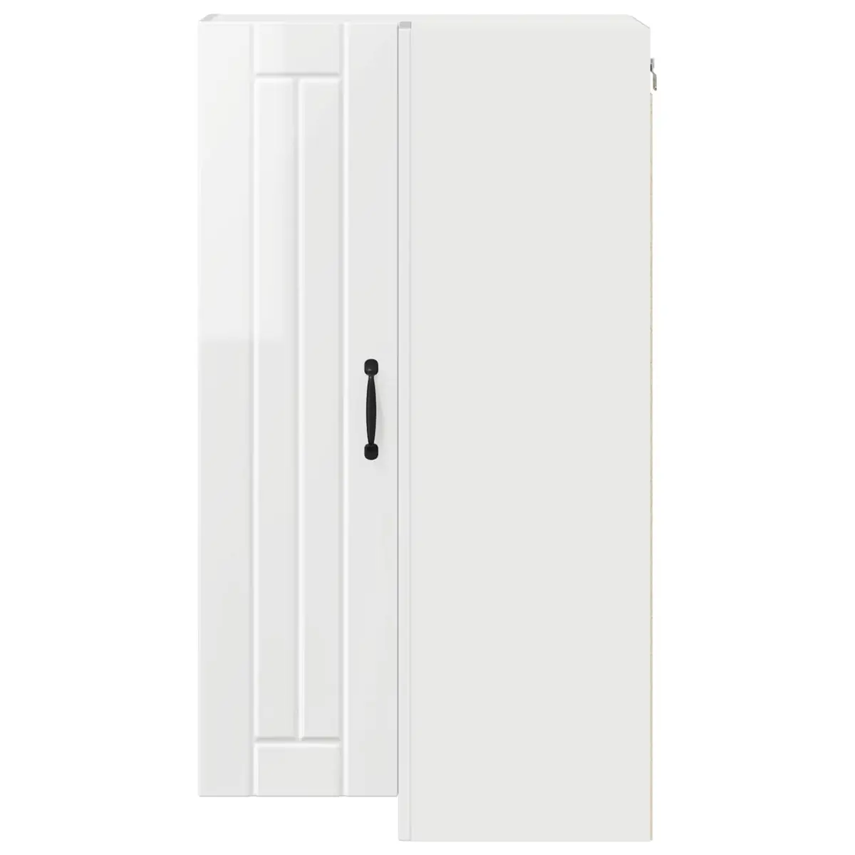 High Gloss White Corner Wall Cabinet for Kitchen