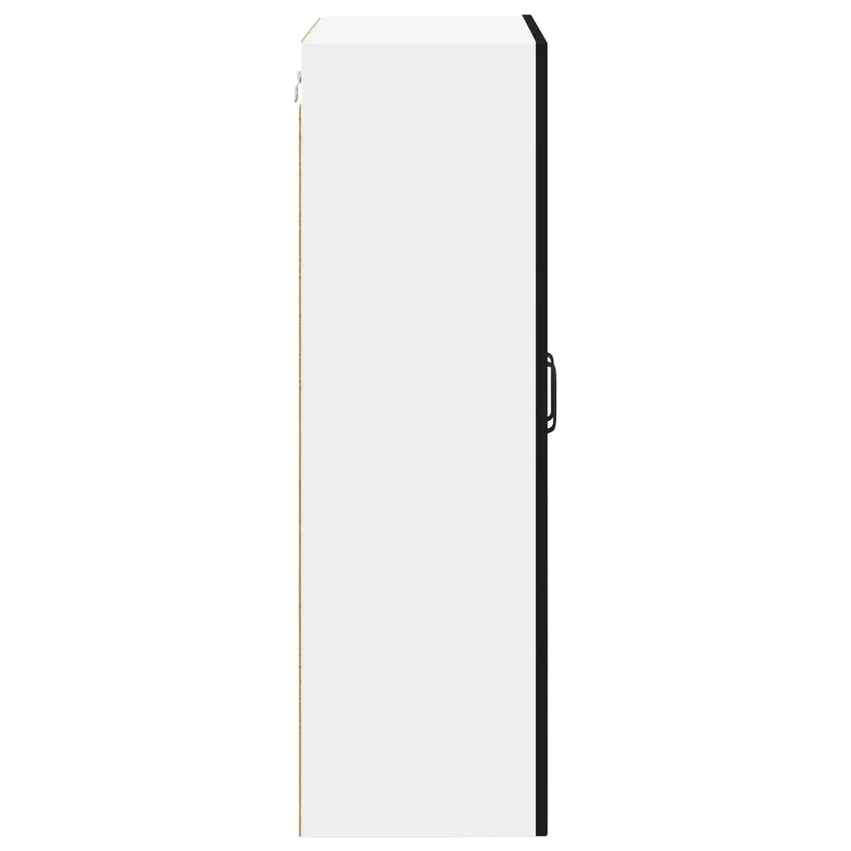 Black Wall Glass Cabinet for Kitchen Storage