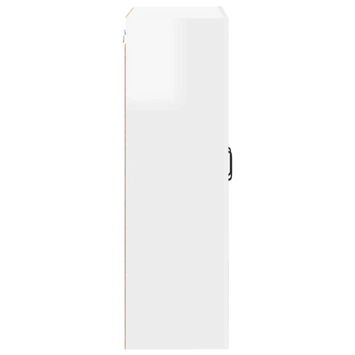High Gloss White Wall Glass Cabinet for Kitchen