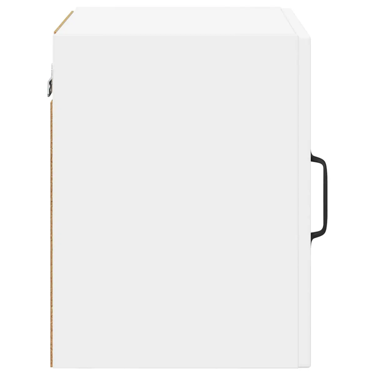 Wall Glass Cabinet White Engineered Wood 40x31x40cm