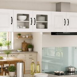 PORTO Wall Glass Cabinet for Modern Kitchen Storage