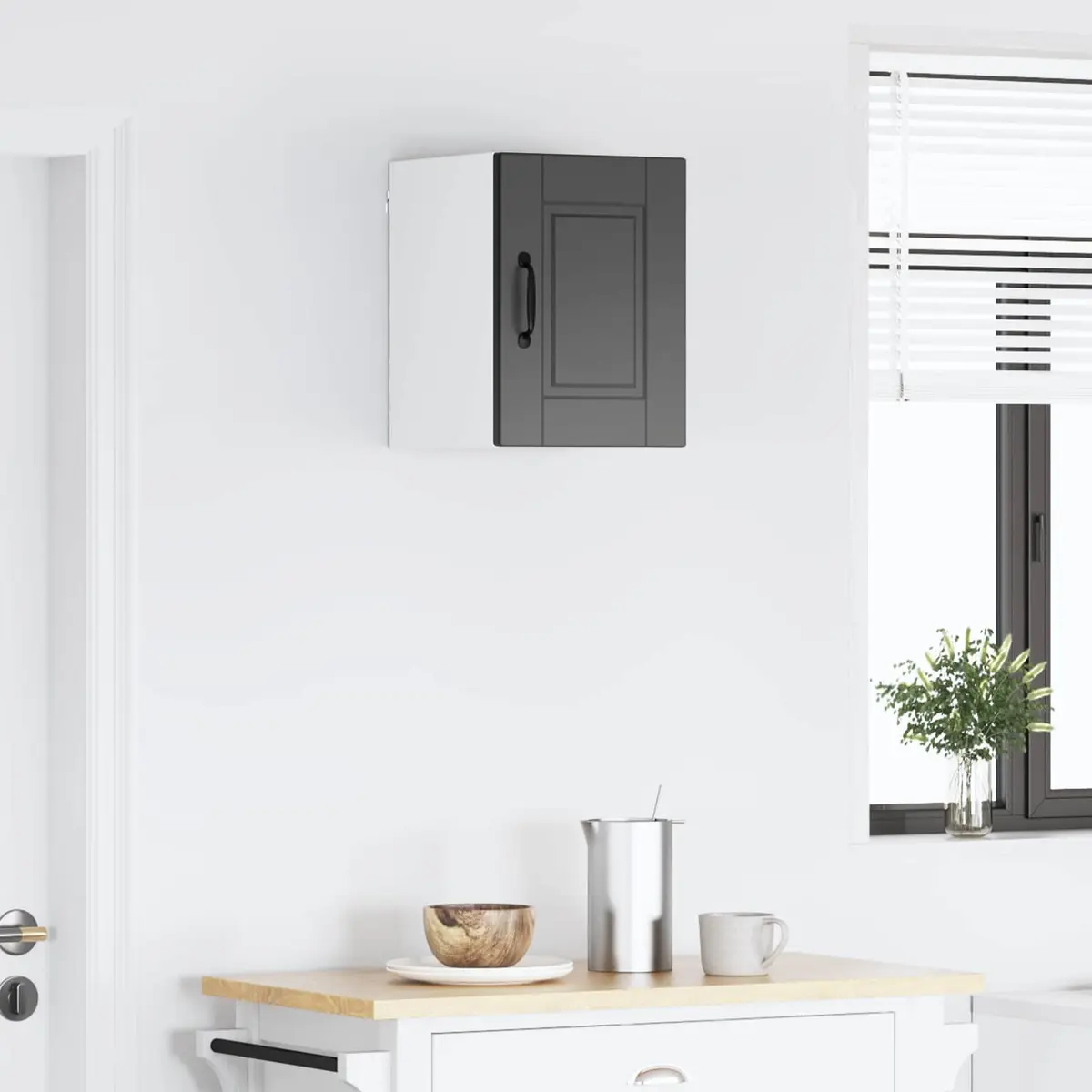 Wall Cabinet Black 30 x 31 x 40 cm Engineered Wood