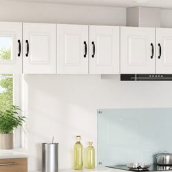 Wall-Mounted Cabinet PORTO - 2 pcs in High Gloss White
