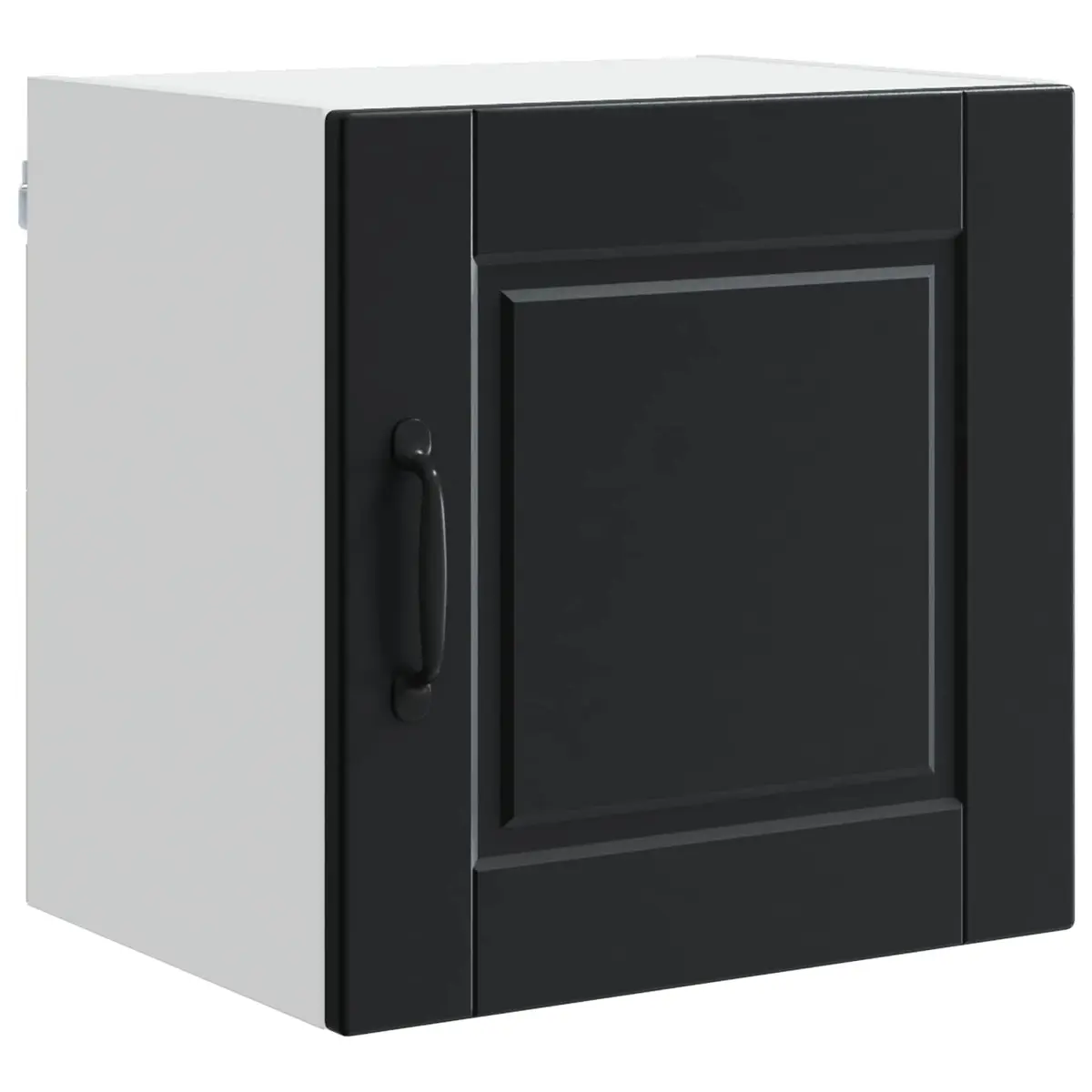 Wall Cabinet PORTO Black Kitchen Storage 2 Pieces 40 x 31 x 40 cm Engineered