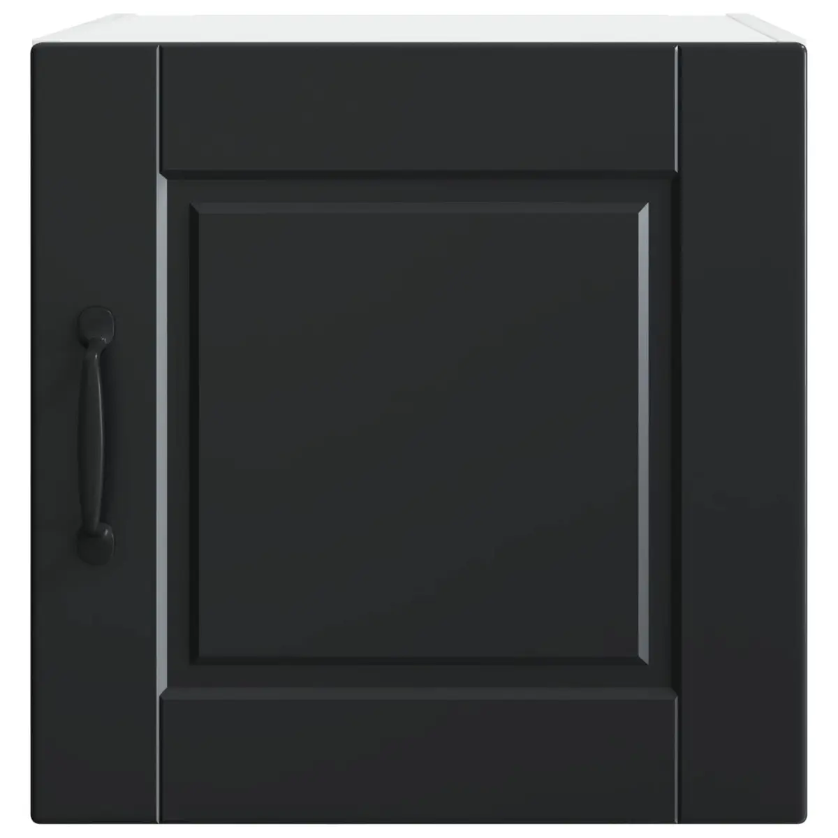 Wall Cabinet PORTO Black Kitchen Storage 2 Pieces 40 x 31 x 40 cm Engineered